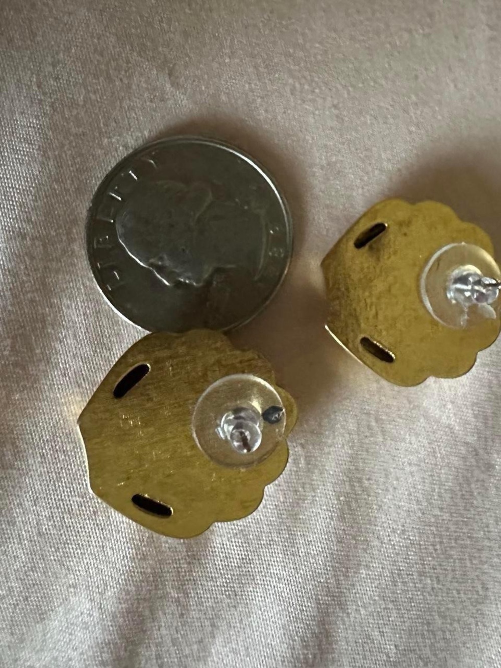 Gold-Tone Electronic Wearable Accessory - Pair
